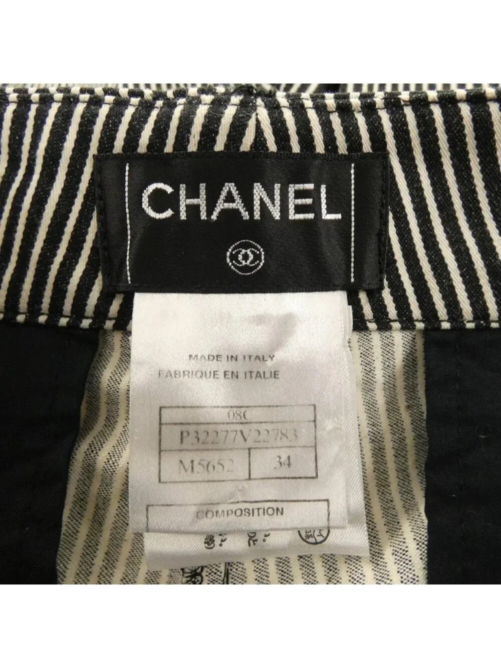 Chanel 08c Shorts Black